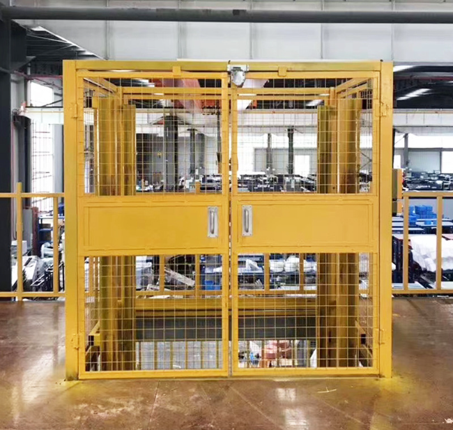 保定智能导轨式升降机亮相