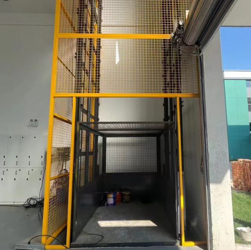 保定导轨式升降机助力物流园破解运输难题